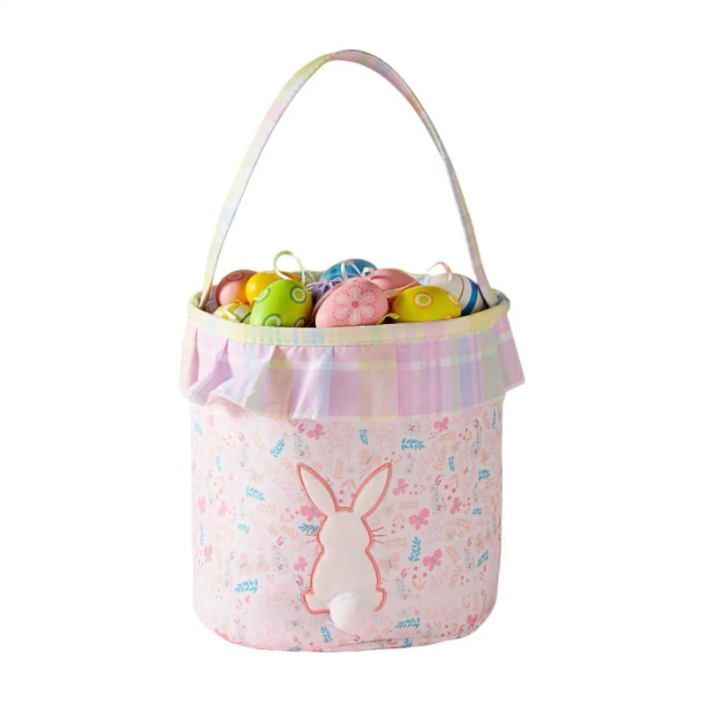 Pom-Pom Tail Easter Basket Empty Design Rabbit Basket Easter Bunny Basket Easter Celebration