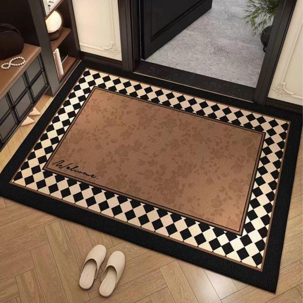 Роскошный противоскользящий коврик для входной двери – подушечка из диатомовой земли для удаления пыли для прихожей и обувной зоны