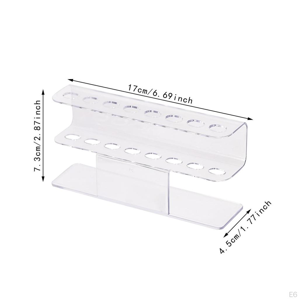 Акриловый держатель с 8 отверстиями, стойка для хранения мягких наконечников, модный дисплей, бар, игровая комната