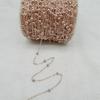 2 ярда Позолоченная/посеребренная Цепочка для ожерелья для изготовления ювелирных изделий Фурнитура Цепочки для ожерелий DIY Материалы Ручная работа