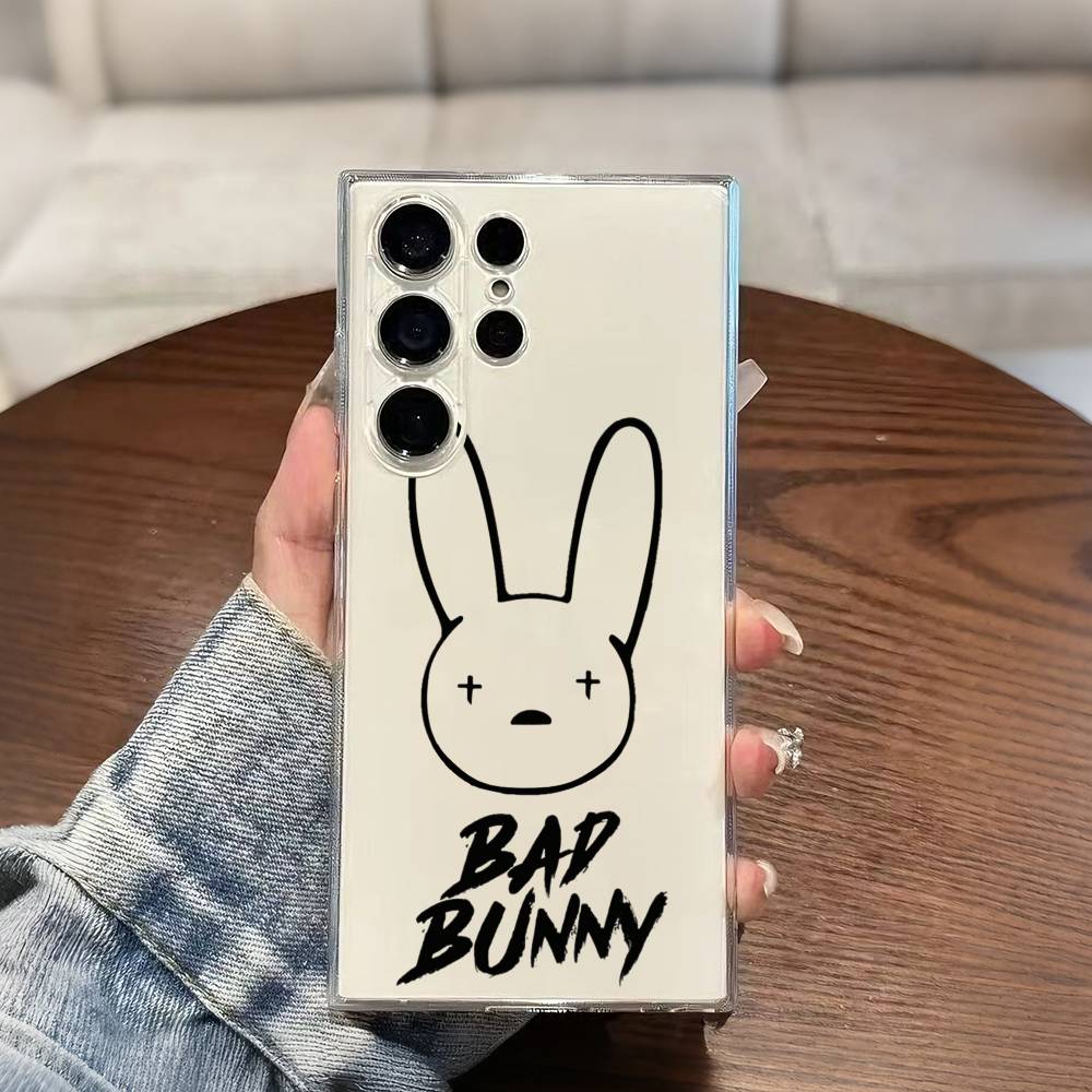 Hit Album BAD Bunny DtMF Print Phone Case For Samsung S25,S24,S21,S22,S23,S20,Ultra,Plus,lite,fe,5G Transparent Cover
