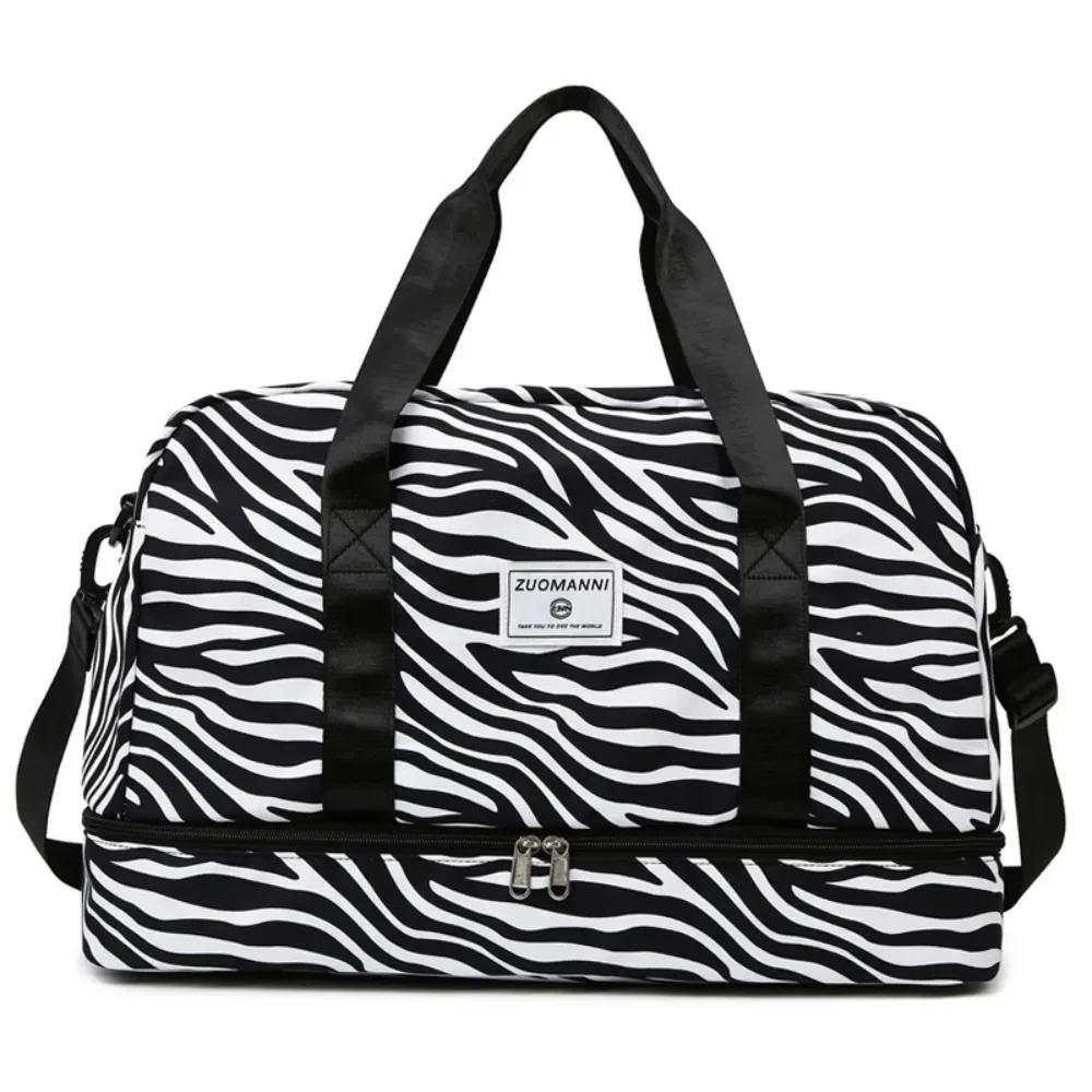 New Large Capacity Sports Bags Oxford Dry And Wet Items Travel Bags Thickened Fabric Waterproof Single Shoulder Backpack