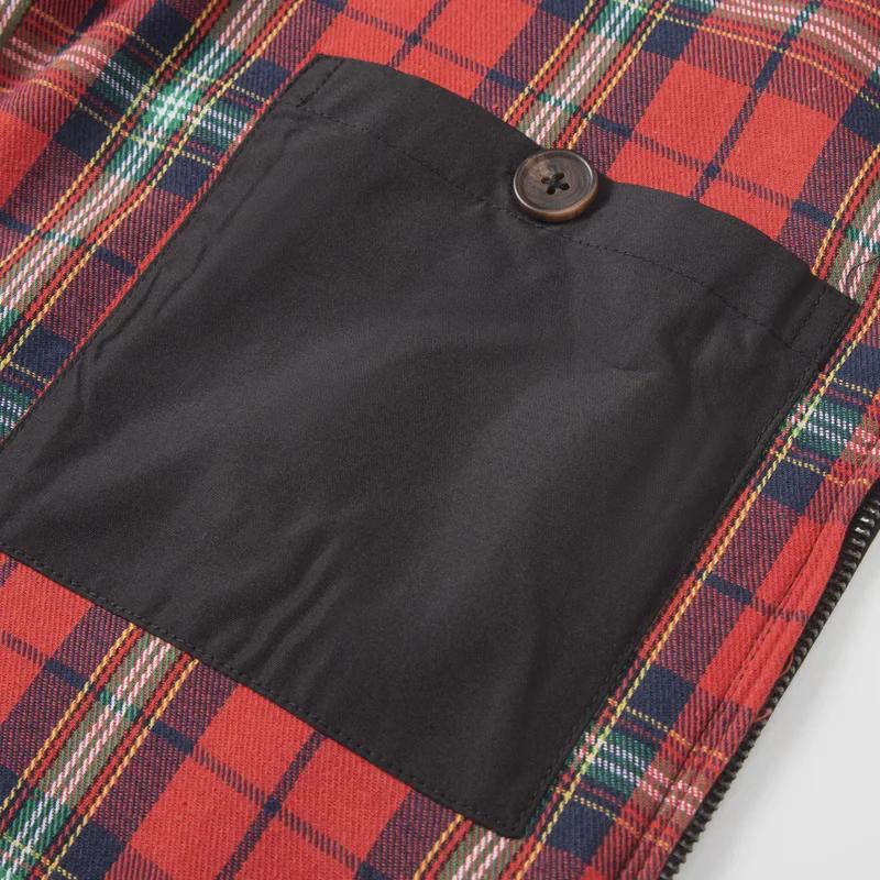 GDDQSDC Мужская куртка Harrington цвета хаки - осенняя ретро тонкая ветрозащитная в стиле мотоцикла, американская рабочая одежда G9