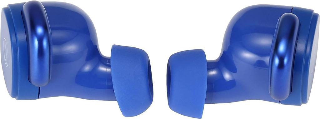 Полностью беспроводные наушники Bluetooth Быстрая зарядка Водонепроницаемость IPX4 До часов воспроизведения Низкая задержка Поддержка быстрого сопряжения Синий BL Audio-Technica ATH-SQ1TW