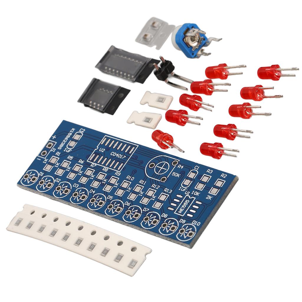 Водяной свет, светодиодный модуль, драйвер лампы, комплект «сделай сам», электронная плата NE555 + CD4017