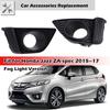 Car Fog Lamp Bezel Cover Nets Fit for Honda Jazz FIT 2015 – 2017 Accessories Front Bumper Light Grille Without