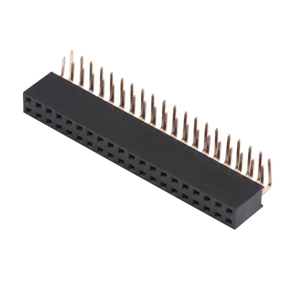 3Pcs Dual Row Right Angle Female Pin Headers Female Header Connector Circuit Connections