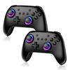 Контроллер RGB 800 мАч 8 часов непрерывной работы Турбо Кнопки макросов Bluetooth Беспроводной Датчики Холла HD Гироскоп Совместим со Switch Switch и Two-Pack