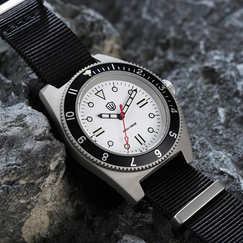 Watchdives WD1972 Quartz Watch VH31 Sweep Seconds Movement Sapphire Crystal BGW9 Luminous 20Bar Waterproof Vintage Men Watches