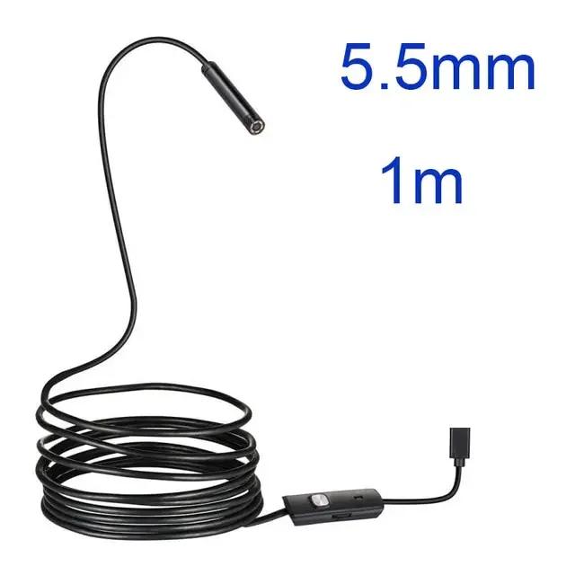 Мини эндоскопическая камера 3-в-1 USB Type-C Водонепроницаемый инспекционный зонд для медицинского промышленного использования