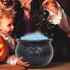 Halloween Treat Candy Bowl Witches Cauldron Set Storage Bucket Home Decorations for Party Cabinet Desktop Centerpieces