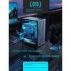 Полностью алюминиевый корпус C1S MATX Блок питания ATX Настольный компьютер высотой 161 мм с воздушным охлаждением и C-портом