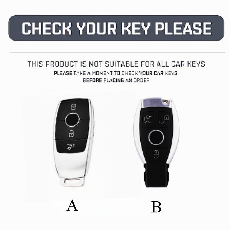 Metal Car Remote Key Case Cover For A C E S G Class GLC CLE CLA W177 W205 W213 W222 X167 AMG W203 W204 W210 W211 W212 W221 Accessories