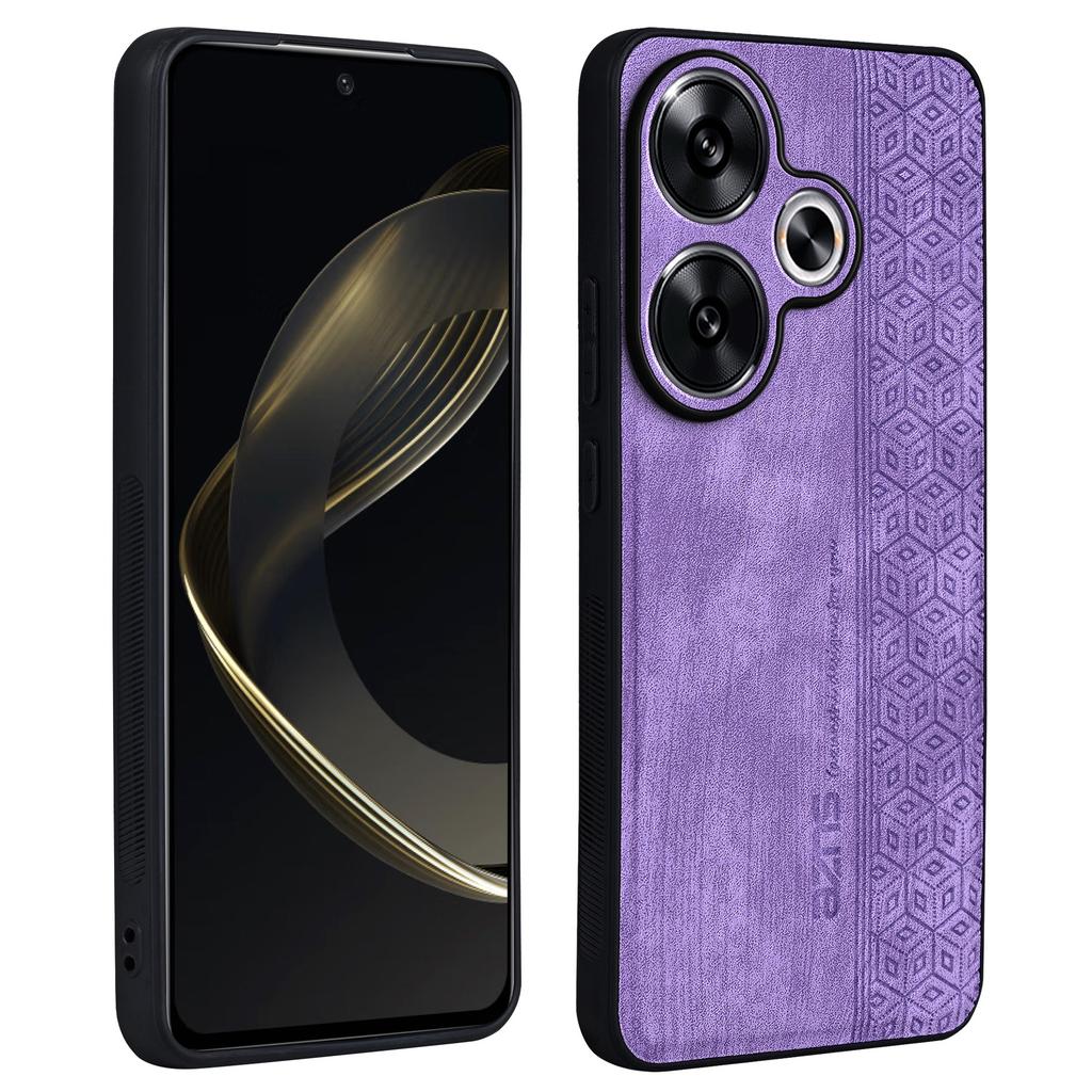 AZNS Для Xiaomi Redmi Turbo 3 5G/Poco F6 5G Чехол из PU-кожи с покрытием TPU, Чехол для телефона с тиснением