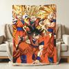 Летнее флисовое одеяло Dragon Ball Goku Все Формы, Мягкое теплое фланелевое плед-одеяло с принтом для кровати, дивана, спальни, гостиной