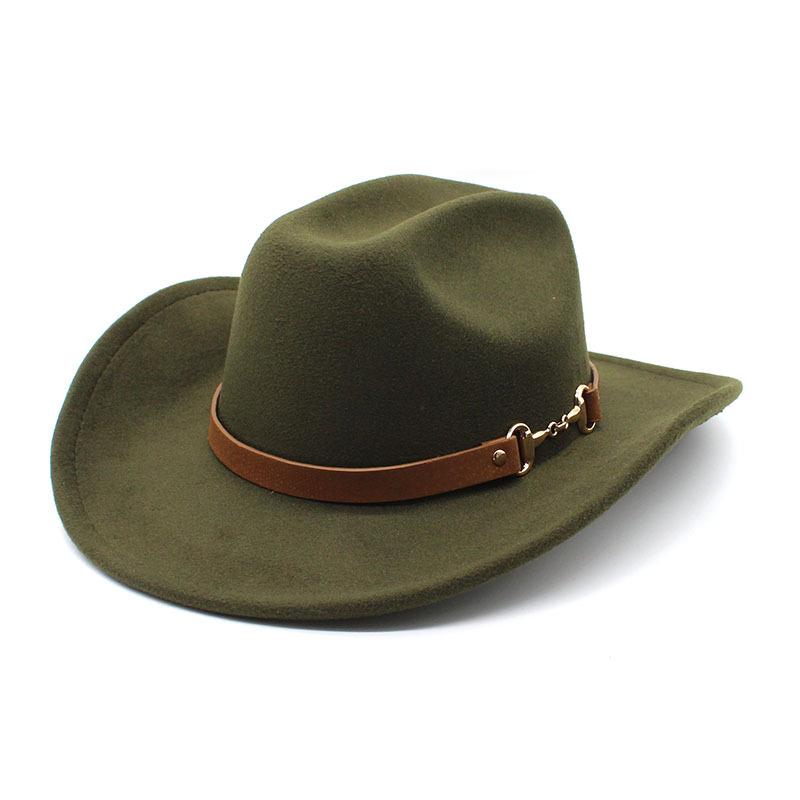 Cowboy Winter Women Hats for Women Man Caps Fedoras Felted Vintage Solid Panama Hat