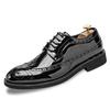38-46 Мужские Модные Ретро Британские Кожаные Туфли Большого Размера Рабочая Обувь Свадебная Обувь Уличная Повседневная Кожаная Обувь
