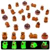 30 Pack Luminous Capybara Figures Mini Resin Capybara Glow In The Dark Miniature Capybaras Tiny Little Resin Animal Toys For Mic