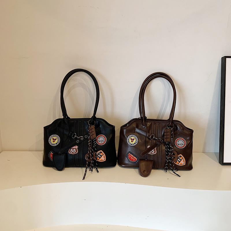 2024 Женская универсальная сумка-тоут в студенческом стиле большой вместимости