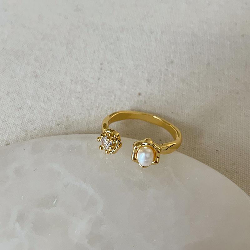 Металлическое открытое кольцо с синей каплей масла, женское, нишевое, уникальное, с модной индивидуальностью и темпераментом, элегантное кольцо для работы