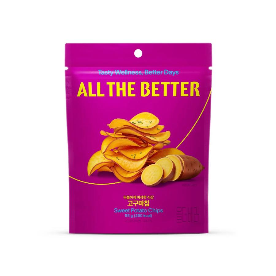 ALL THE BETTER Sweet Potato Chips 55g*4bag