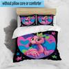 Magical Flamingo Sky 3pcs Bedding,Including 1pc Duvet Cover And 2pcs Pillowcases Perfect for Christmas,Ideal for Bedroom, Dormitory