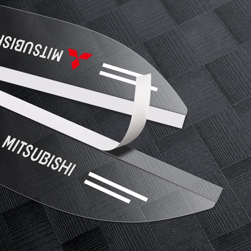 Car Transparent  Back Rain Eyebrow Cover Auto Rearview Mirror Rain Shade For Mitsubishi Ralliart Lancer Outlander Colt L200 ASX