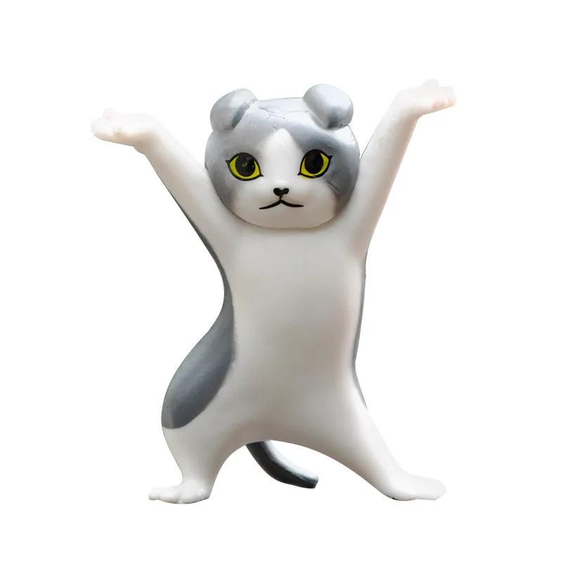 Забавный кот Автомобиль Центральная консоль Украшения Молдинги для салона Декоративные аксессуары для автомобиля Новые украшения Авто украшения