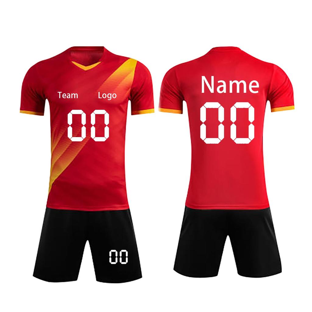Personalised Shirts Kit Mens Girls With Name Number Custom Football Jerseys For Boys Training Suit