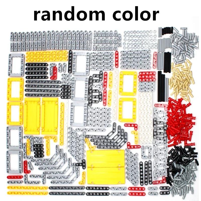 Gear Pin Technical Bricks Liftarm Studless Beam Axle Moc Parts Connector Panel Car Tires Wheel Bulk Set Toy Building Block 32494