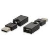 Поворотный на 360° регулируемый угол USB 2.0 Кабель-адаптер «папа-мама»