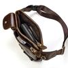 Men'S Leather Fanny Pack Retro Men'S Waist Satchel Cowhide Outdoor Breast Bag Men'S Bag Messenger Bag