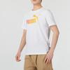 Puma Ss24 Letter Logo Print American Vintage Casual Sports Running Fitness Удобная дышащая футболка с круглым вырезом и коротким рукавом для мужчин 630030-02