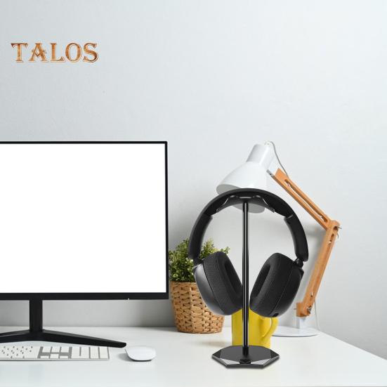 Подставка для игровой гарнитуры, настольный органайзер с противоскользящим основанием, изогнутая конструкция, высокая устойчивость, универсальный кронштейн для дисплея наушников