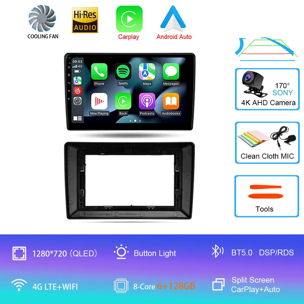 Android 14 автомобильное радио для Volkswagen Touran 2003-2015 мультимедийный видеоплеер стерео навигация GPS нет 2din 2 din dvd