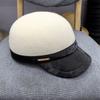 Wool top hat children's autumn and winter simple versatile basin hat retro cap hat washbasin hat celebrity casual hat