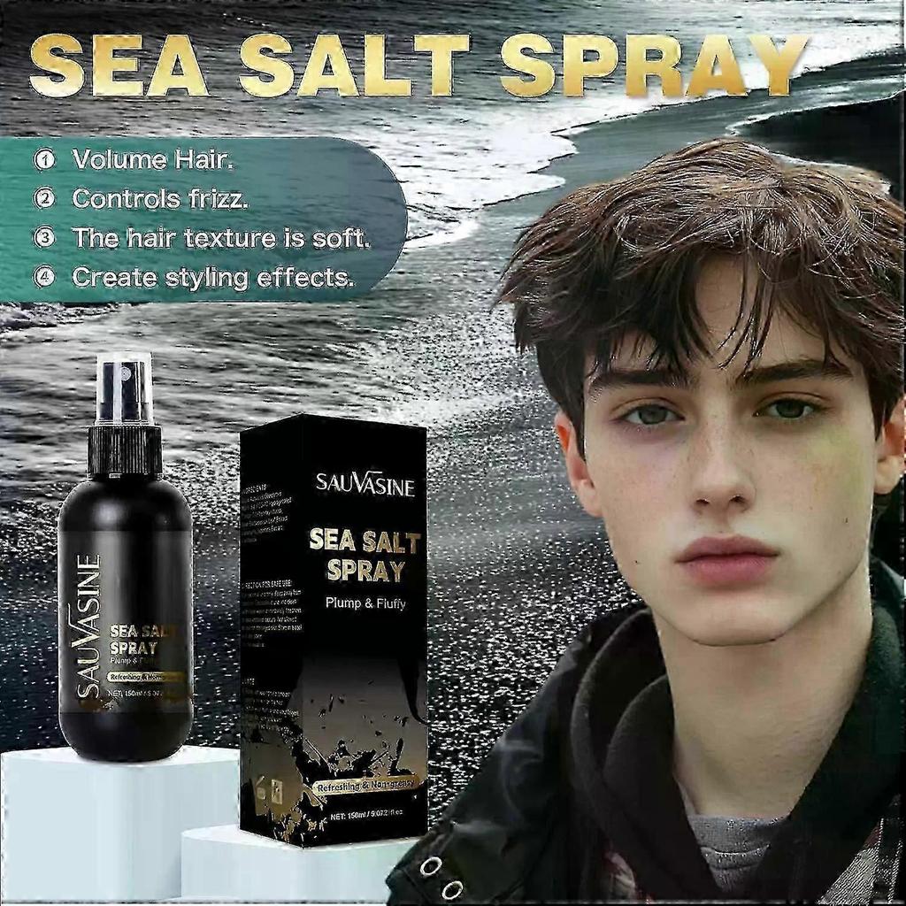 Спрей с морской солью для основы, Финишный спрей с морской солью для волос, Придает объем