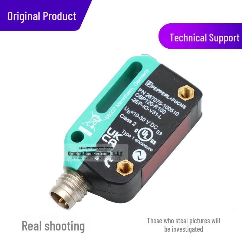 Оригинальный Отражающий Лазерный Датчик OBP120-R100-2EP Push-Pull