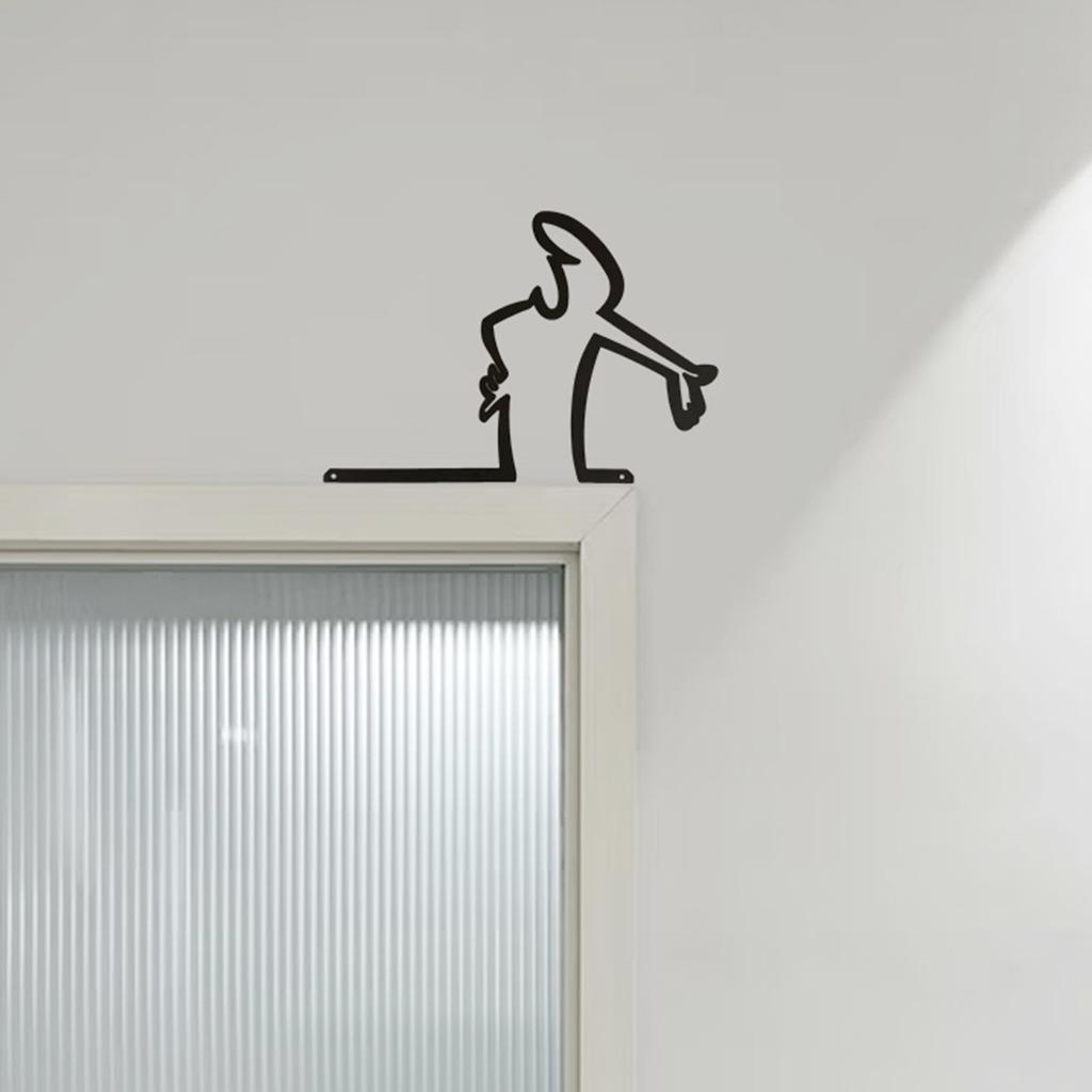 1Pc Iron Art Minimalist Wall Decor, Fun Wall Decoration, Minimalist Decoration, Home Wall Hanging, Home Wall Decor, Metal Wall Art