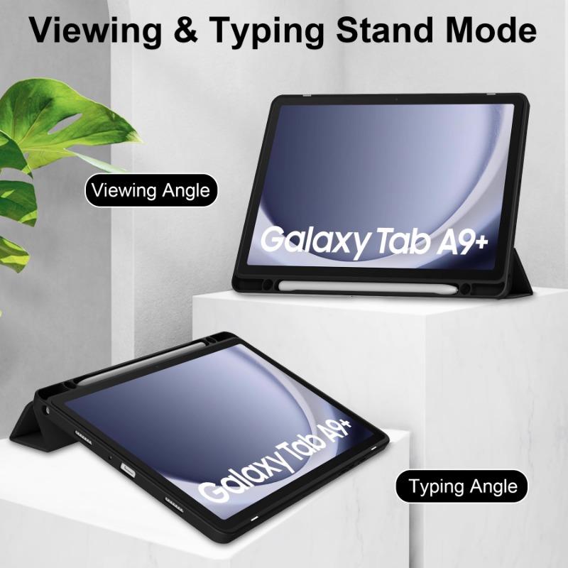 With Pencil Holder Case for Samsung Galaxy Tab A11+A9+Plus 11 A8 10.5 8.7 Tablet Cover Tab S11 S9 Ultra 14.6 S8+12.4 S7 FE Cases