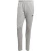 Aeroready Game And Go Small Logo Training Comfortable Moisture-Wicking Quick-Dry Knitted Sports Pants Men Bottoms Gray White IM1763