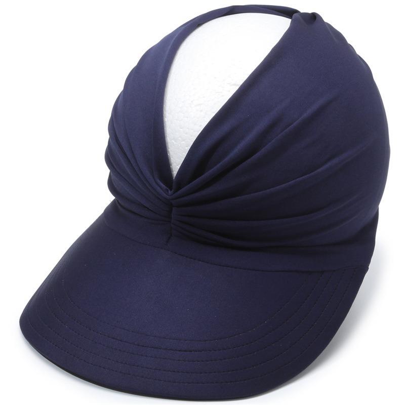 Fashion Summer Beach Hat Women's Sun Visor Sun Hat Anti-ultraviolet Elastic Hollow Top Hat New Casual Caps