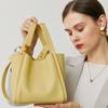 Bucket Bag Genuine Leather Bag Women's New Style Vegetable Basket Soft Women's Bag One-shoulder Hand-held Cowhide Crossbody Bag