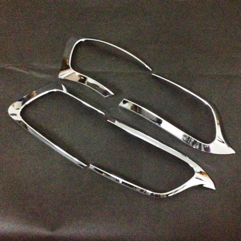 2014 2015 2016 2017 2018 для Jeep Cherokee KL автомобиля ABS хромированный задний фонарь задний фонарь крышка отделки наклейки аксессуары 4 шт.