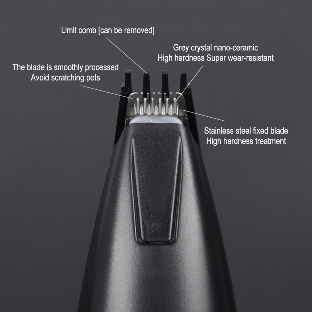 Профессиональные машинки для стрижки собак беспроводные со светодиодной подсветкой, регулировка двух скоростей, машинки для стрижки шерсти мелких домашних животных