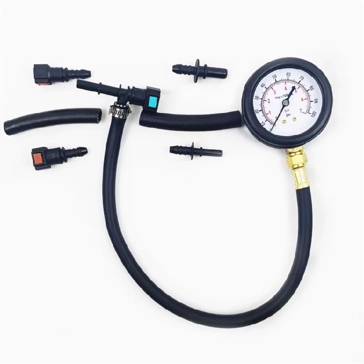 Gas Pressure Test Monitoring Tool With Quick Connector for DIY Vehicle Maintenance & Professional Use Accurate Readings