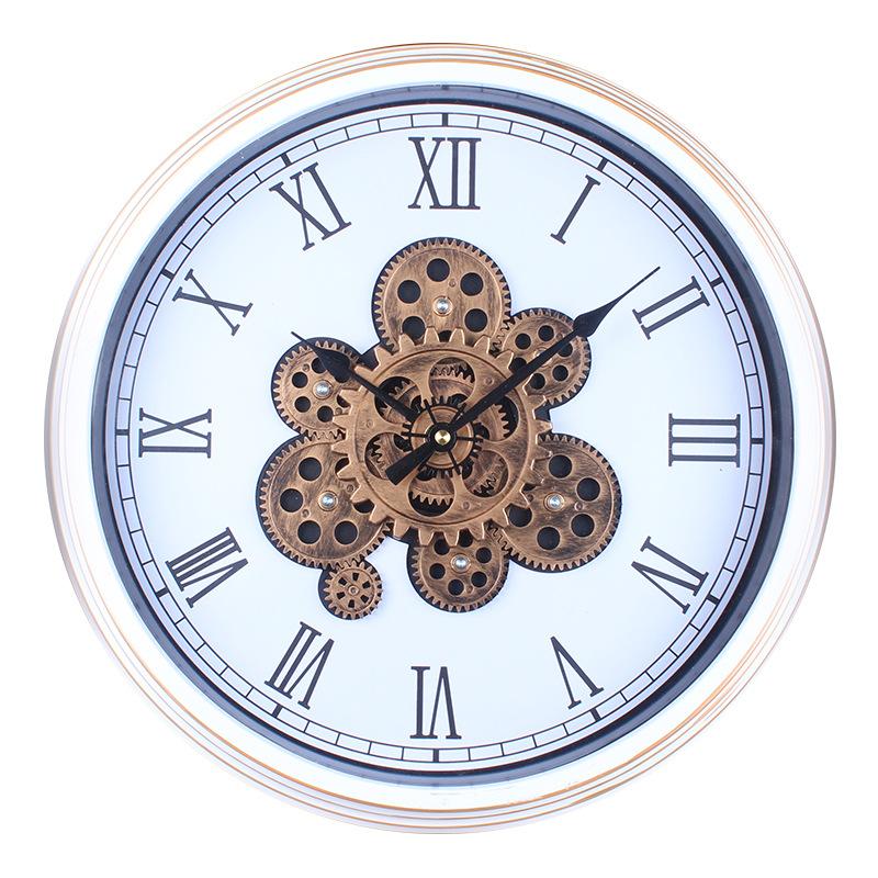 Шестерни Пластиковые Бесшумные Настенные Часы Креативные Часы Индустриальный Стиль Украшение Гостиной Настенные Часы Художественные Часы