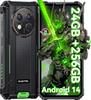 Oukitel Мобильный телефон G1 24 ГБ + 256 ГБ Дисплей 6,52 дюйма 10600 мАч 48 МП Android 15 Смартфон