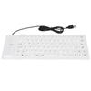 Silicone Keyboard Fully Sealed Design Lightweight Portable Silent Soft Comfortable USB Wired