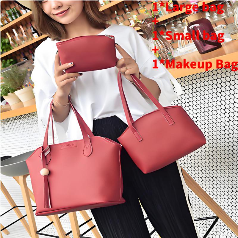 Набор 3 шт. Сумка Женская Сумки из искусственной кожи с кисточкой Сумки через плечо Кроссбоди Мода